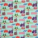 echino canvas designer fabric London blue from Japan 2