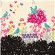 echino Canvas Stoff Wish schwarz Vögel Blumen 1