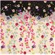 echino Canvas Stoff Wish schwarz Vögel Blumen 2