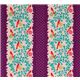 echino canvas fabric birds perch purple du Japon2