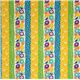 echino canvas fabric birds stripes yellow from Japan 2