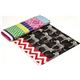 echino Canvas Stoff schwarze Zebras & Streifen 4