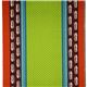 echino canvas fabric bus brown & polka dots from Japan 2