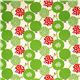 echino canvas fabric green berries birds du Japon2