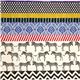 echino canvas fabric off-white zebras & stripes Japan 3