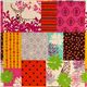 echino laminate fabric pink forest stag owl 1