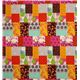 echino laminate fabric pink forest stag owl 2