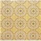 flower ornament premium laminate fabric par Michael Miller 2