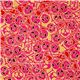 fuchsia Alexander Henry fabric skulls with gold 2