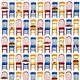 funny white fabric with chairs de Robert Kaufman 2