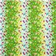 green echino canvas fabric leaves & birds from Japan 2