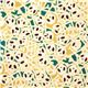 green Alexander Henry fabric skulls with gold 2