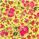 green Michael Miller fabric pink flowers by Laura Gunn 1