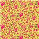 green Michael Miller fabric pink flowers by Laura Gunn 2
