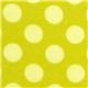 green Michael Miller knit fabric Ta Dot green dots 1