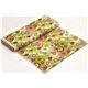 green Riley Blake fabric with rosa & brown flowers 3