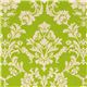 grüner echino Canvas Stoff Gothic Leopard & Ornament 1