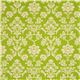 grüner echino Canvas Stoff Gothic Leopard & Ornament 2