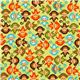 green fabric with colourful monkeys de Robert Kaufman 2
