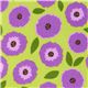 green flannel fabric purple flowers by Robert Kaufman 1