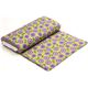 green flannel fabric purple flowers by Robert Kaufman 3