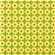 green organic fabric with flowers by Robert Kaufman 2