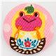 kawaii matryoshka frog button pink Kokka fabric button 1