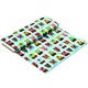 light blue Robert Kaufman Christmas fabric snowman house 3