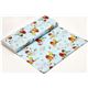 light blue designer fabric neighbourhood house backyard game 3