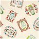 matryoshka fabric with bird heart flower de Kokka 1