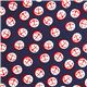 navy blue Timeless Treasures sailor fabric with anchors USA 2