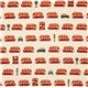 off-white canvas fabric red London double-decker bus 2