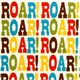 off-white fabric lion roar by Robert Kaufman 1