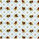 cremefarbener Stoff Erdbeere & Blume Robert Kaufman 2