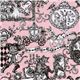 old rose Puss in Boots fairy tale fabric by Kokka Japan 1