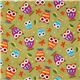 olive fabric cute owls Robert Kaufman On a Whim 2