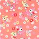 orange Japanese fabric deer squirrel bunnies 1