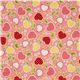 rosa Riley Blake Stoff mit Apfel Herz Blume 2