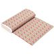 pale rosa designer flannel fabric with small colourful owls 3