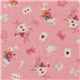 pink Alice in Wonderland canvas fabric Kokka Japan 1