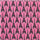 pinker Eiffelturm Laminat Designer Stoff aus den USA 2