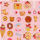 pink Japanese fabric sweets donuts Cosmo 1
