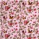 rosa Michael Miller Designer Stoff Vögel Blumen 2