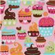 rosa Michael Miller Stoff Sweet Treats Törtchen 1