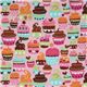 rosa Michael Miller Stoff Sweet Treats Törtchen 2