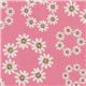rosa Gänseblümchen Stoff USA Designer Robert Kaufman 1