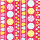 pink fabric with sweets par Robert Kaufman 1