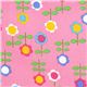 pink flower designer fabric from the USA 1