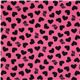 pink heart & skull Kokka oxford fabric du Japon2