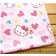pink kawaii fabric with Hello Kitty heads half yard 1